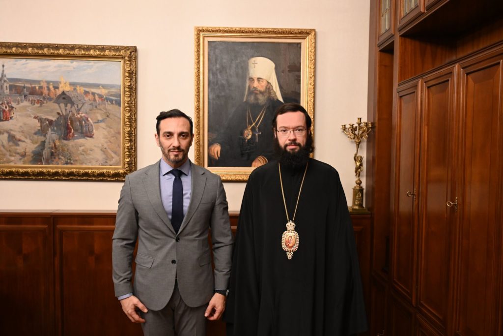 Ο Βολοκολάμσκ Αντώνιος συναντήθηκε με τον Πρέσβη του Λιβάνου στη Ρωσία