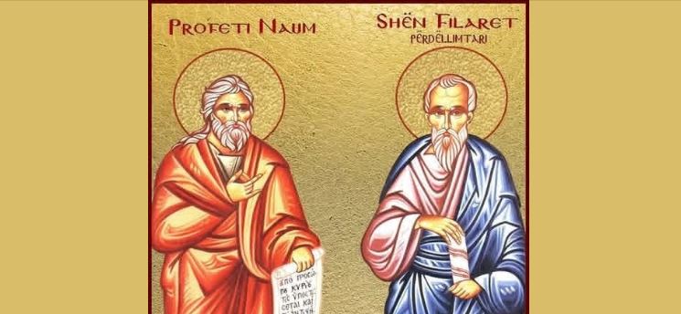 Profeti Naum. Oshënar Filaret Përdëllimtari. Theokliti i Lakedhemonisë, çudibërësi. Eligiusi i Nojonit