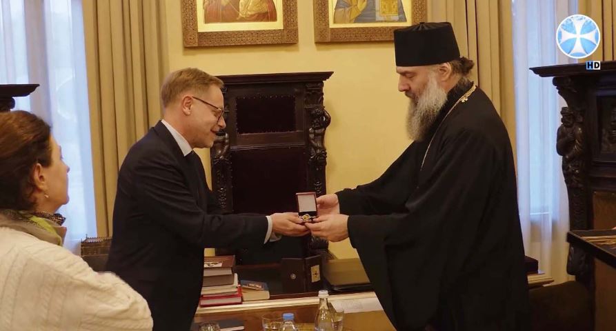 საფრანგეთის ელჩი საპატრიარქოს ეწვია