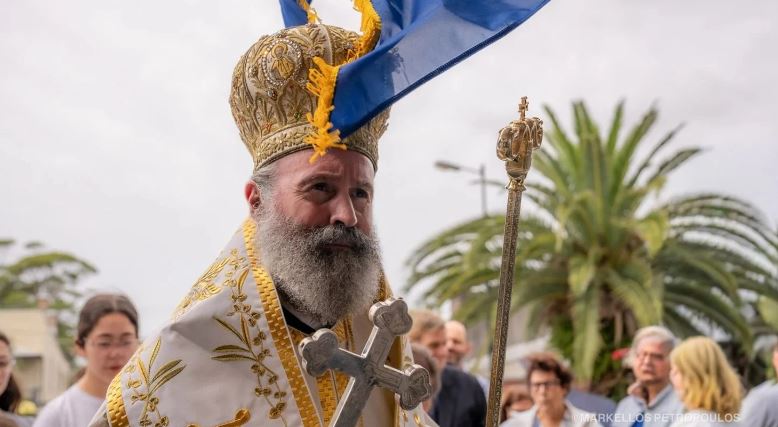 Archbishop Makarios of Australia at the Celebrating Parish of Saint Nicholas in Sydney