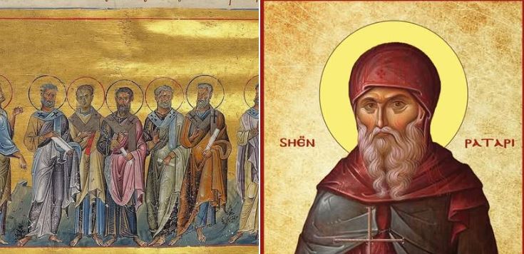 Apostujt Çezari/Qesari (i Durrësit), Apollo, Sostheni, Tihiku, Epafroditi nga të 70-t. Oshënar Patapi. Oshënar Sofroni