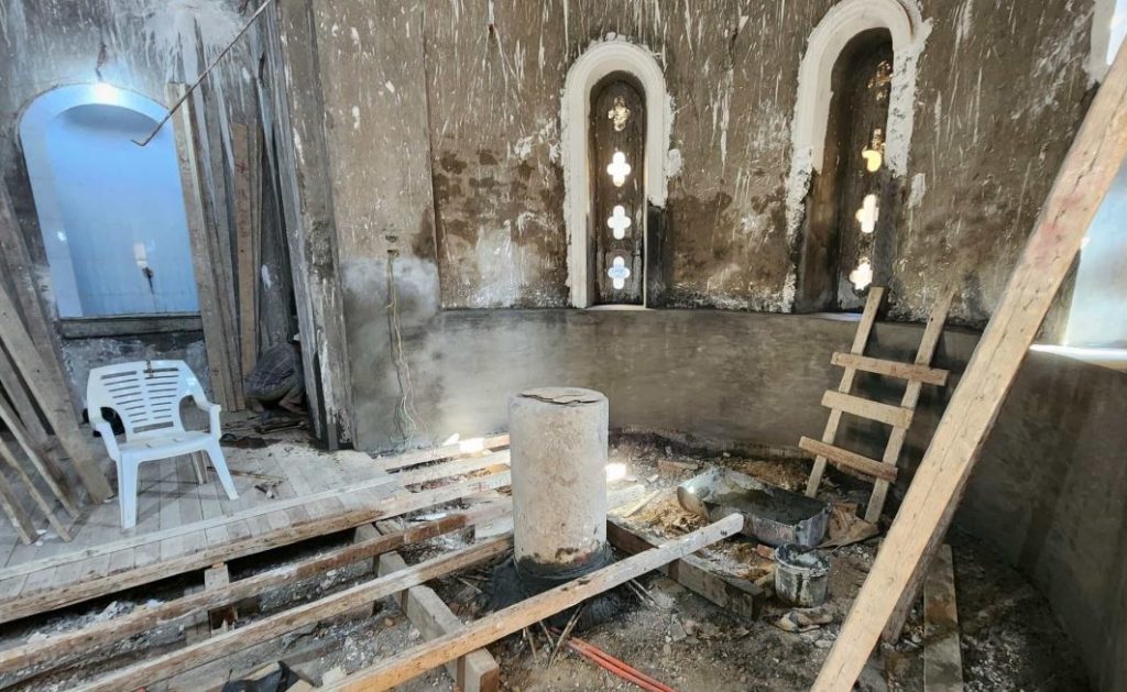 المرحلة الأولى لتجديد وترميم كنيسة دخول السيد إلى الهيكل (Ὑπαπάντη) في مدينة طنطا