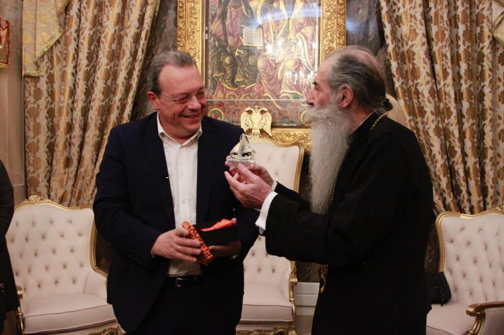Συνάντηση Μητροπολίτη Πειραιώς με τον Πρόεδρο του ΣΥΡΙΖΑ-ΠΣ Σωκράτη Φάμελλο