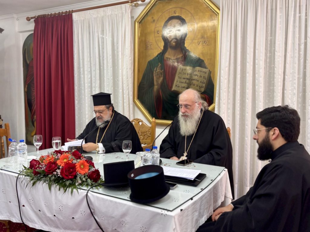 Ομιλία Μεσσηνίας Χρυσοστόμου στο Ιερατικό Συνέδριο της Ιεράς Μητροπόλεως Μαντινείας