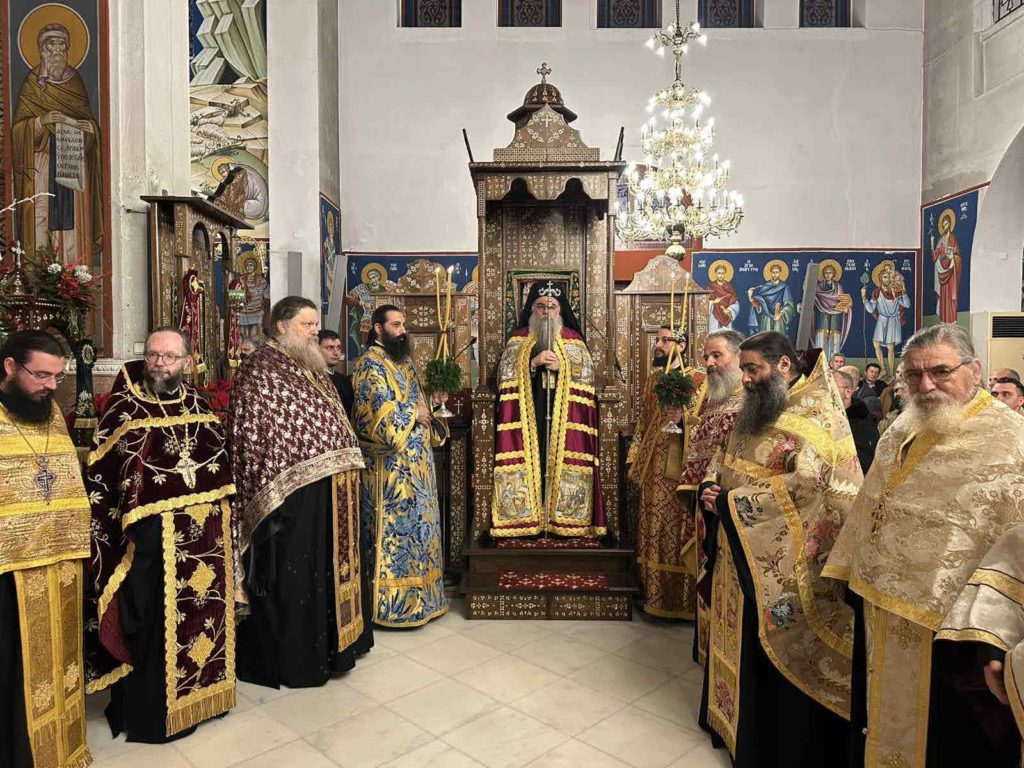 Ο Επίσκοπος Αλμωπίας στην πανήγυρη του Ιερού Ναού Αγίου Στεφάνου Σκύδρας