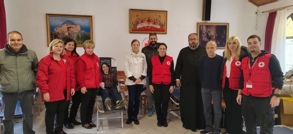 1η εθελοντική αιμοδοσία ενορίας Προφήτου Ηλιού Πετρουπόλεως
