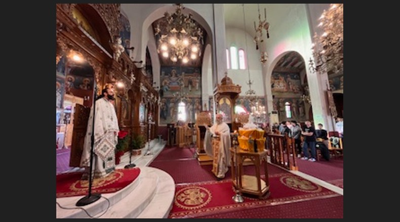 Η μνήμη των Αγίων Τριών Ιεραρχών στον Ι.Ν. Αγίου Παντελεήμονος Λουτρών Αιδηψού