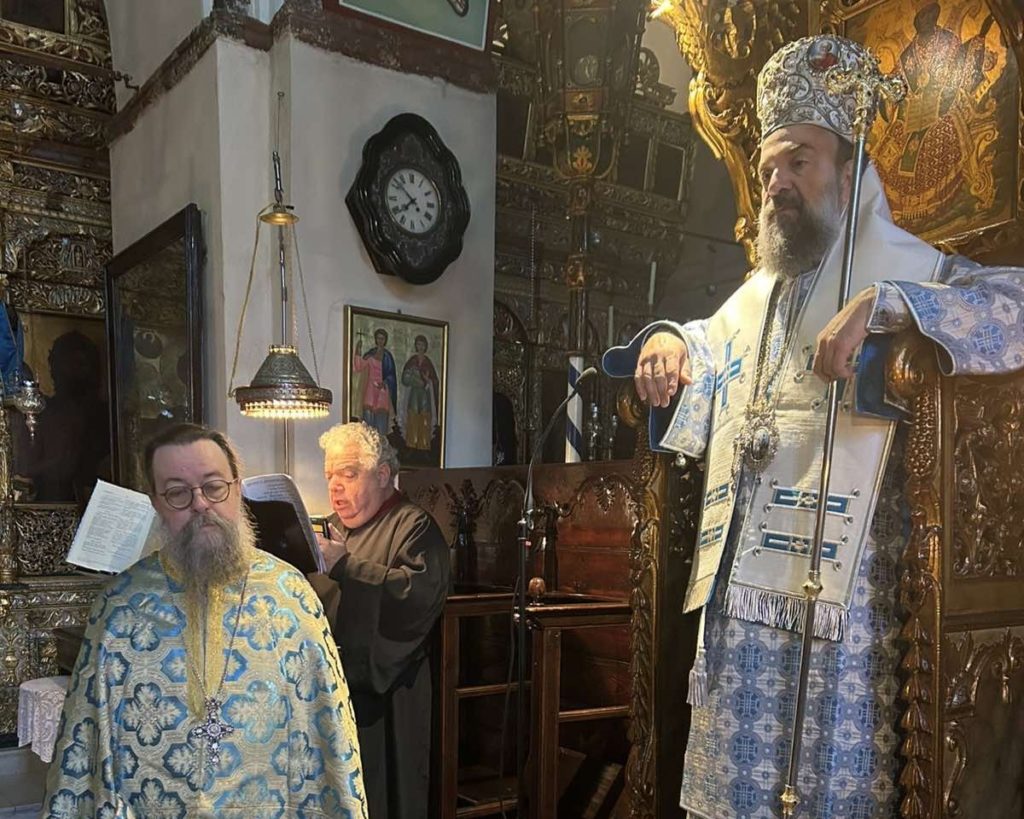 Παραμονή των Θεοφανείων στην Ιερά Μονή Αγίου Νικολάου Ημεροβιγλίου