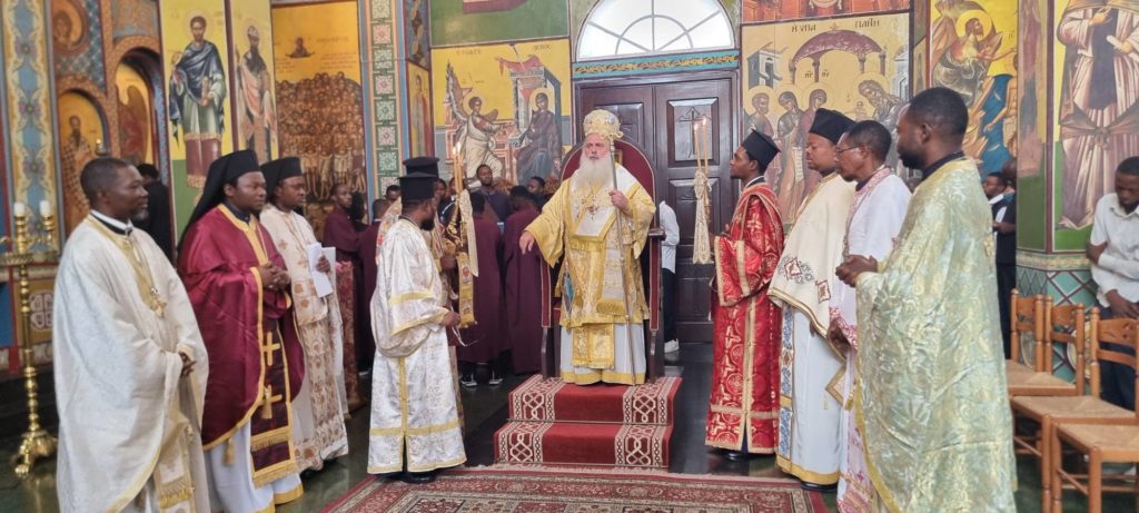 Ονομαστήρια Μητροπολίτη Κινσάσας Θεοδοσίου και χειροτονία Διακόνου