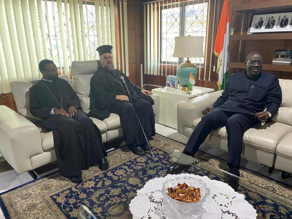 Συνάντηση Μητροπολίτη Άκκρας με τον Πρέσβη της Δημοκρατίας της Ακτής Ελεφαντοστού