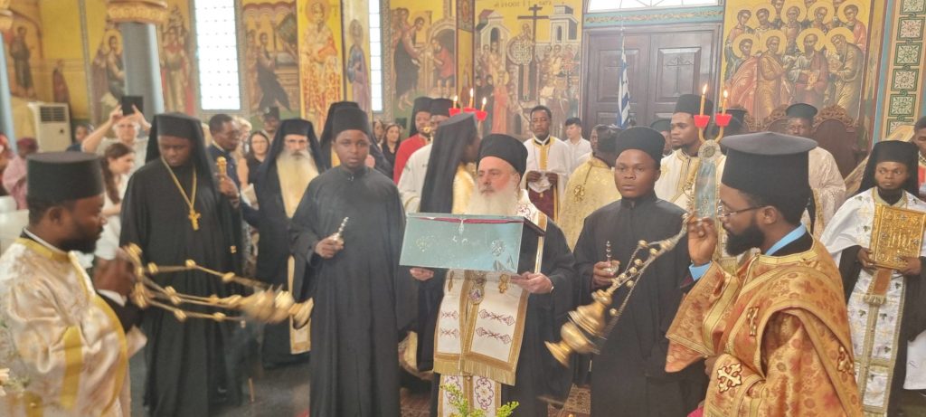Υποδοχή Λειψάνων του μακαριστού Μητροπολίτου Πενταπόλεως Ιγνατίου στην Κινσάσα