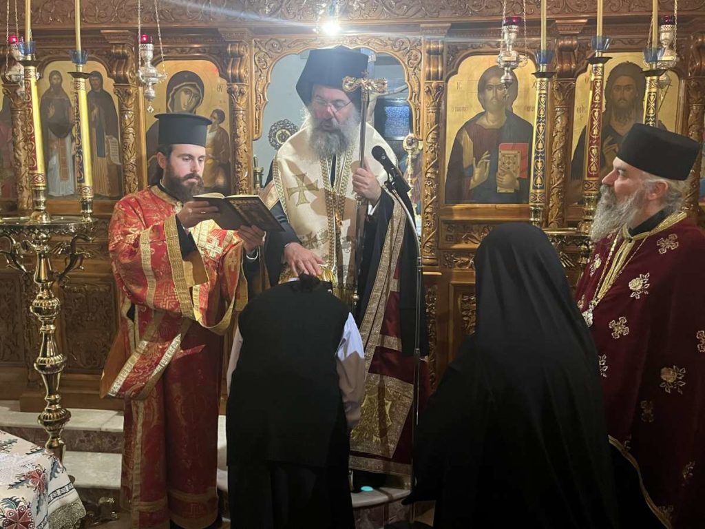 Ρασοφορία Μοναχής στην Ιερά Μονή Αγίας Ειρήνης Ρεθύμνης