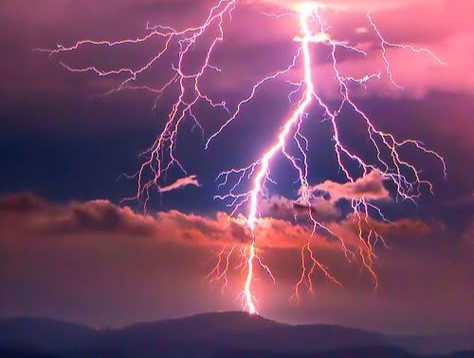 Προσευχή επι απειλή βροντών και αστραπών