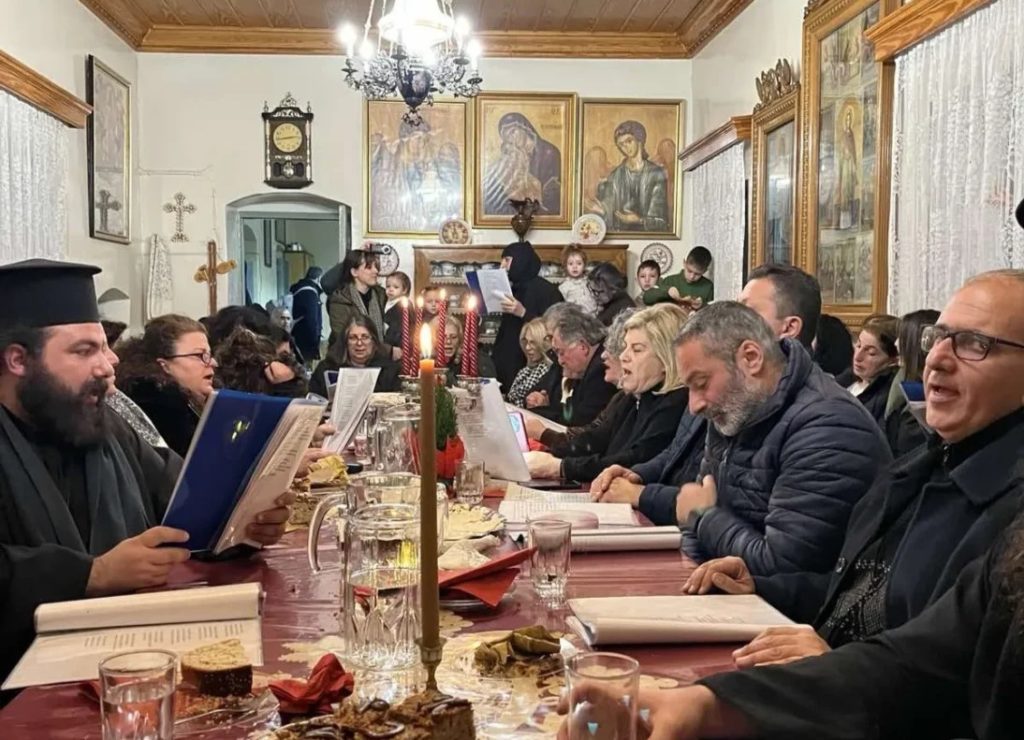 Πρωτοχρονιά στην Ι.Μ. Αγίας Αικατερίνης Καλύμνου, με το παλαιό εορτολόγιο