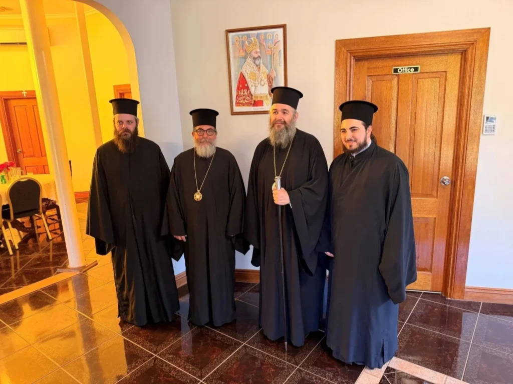Melbourne: Metropolitan Eirinaios of Florina visits the Parish of Panagia Kamariani, Red Hill