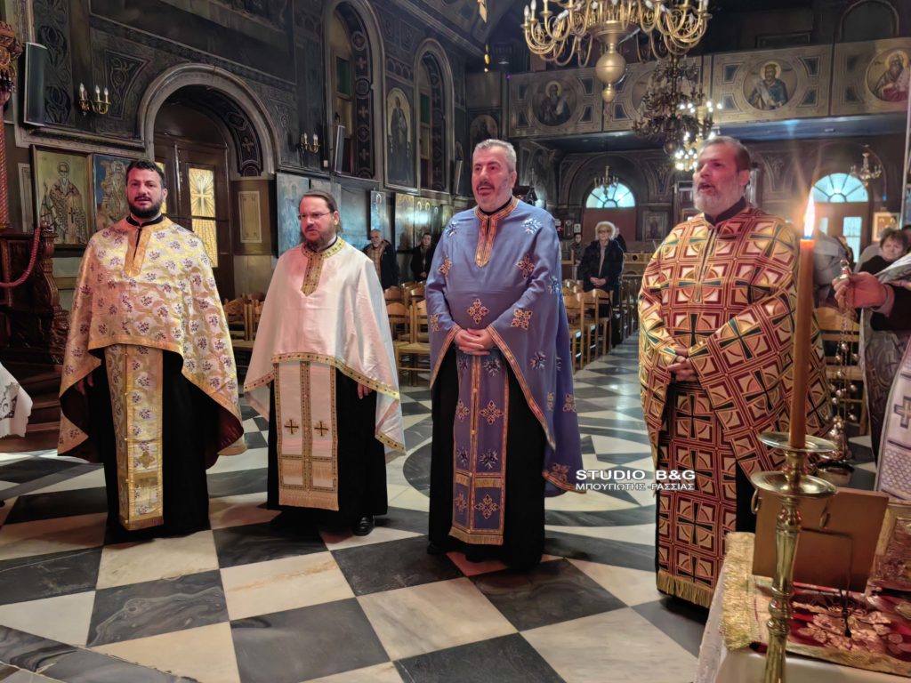 Ιερά Αγρυπνία για τον Άγιο Ιωάννη τον Καλυβίτη στο ναό της Αγίας Τριάδος στην Πρόνοια Ναυπλίου