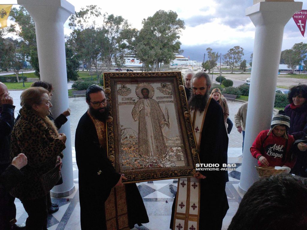 Ξεκίνησαν οι εορτασμοί στο Ναύπλιο για τον Πολιούχο Άγιο Αναστάσιο με την υποδοχή της θαυματουργής Εικόνας