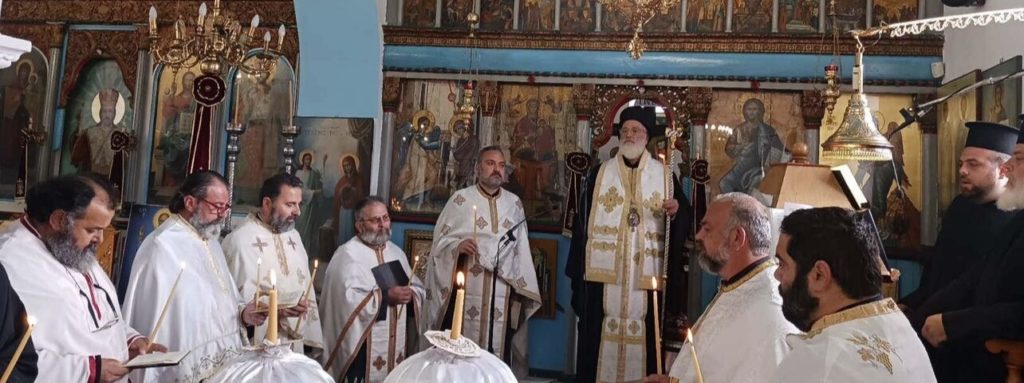 Ο Μητροπολίτης Αρκαλοχωρίου τέλεσε την Εξόδιο Ακολουθία του μακαριστού Εμμανουήλ Πατεράκη