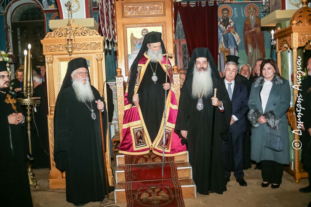 Εσπερινός Αγίου Ευθυμίου με τρεις Αρχιερείς στην Αγ. Παρασκευή Λοκρίδος