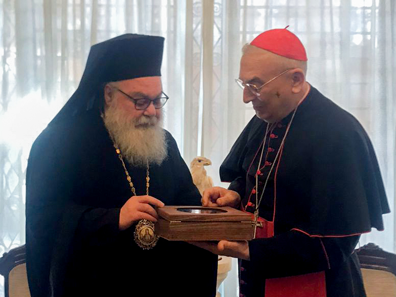 Ο Πατριάρχης Αντιοχείας αποχαιρέτησε τον επί 17 χρόνια Αποστολικό Νούντσιο στη Συρία