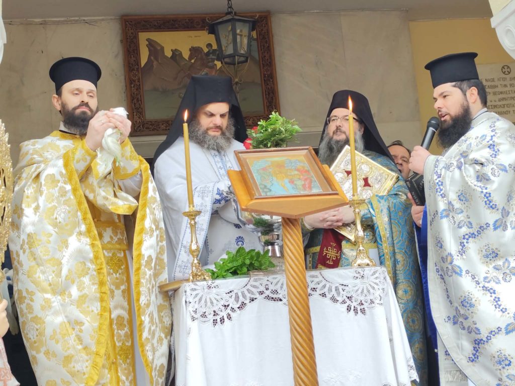 Ηθική έξαρση για τα Άγια Θεοφάνεια, στον Άγιο Δημήτριο Όπλων κάτω Πατησίων