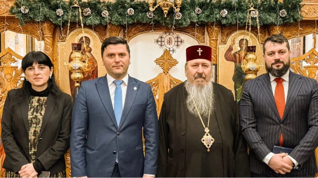 Ο Μητροπολίτης Βεσσαραβίας υποδέχθηκε τον Αντιπρόεδρο της Βουλής των Αντιπροσώπων της Ρουμανίας