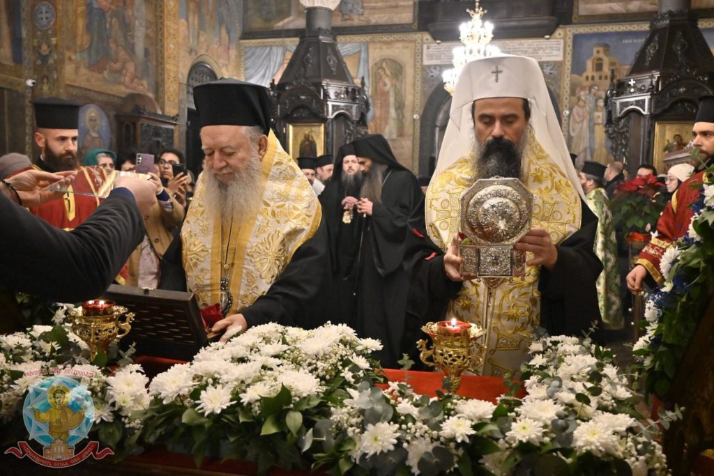 Sofia welcomed Holy Relics of Saints David of Evia and John the Russian