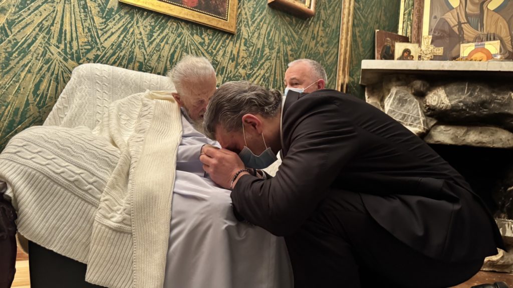 Ο Πρόεδρος της Γεωργίας ευχήθηκε στον Πατριάρχη Ηλία για τα 93α γενέθλιά του