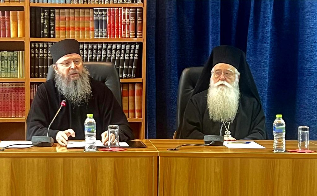 Ομιλία του Ηγουμένου της Ι.Μ. Τιμίου Προδρόμου Έσσεξ στους κληρικούς της Ι.Μ. Δημητριάδος