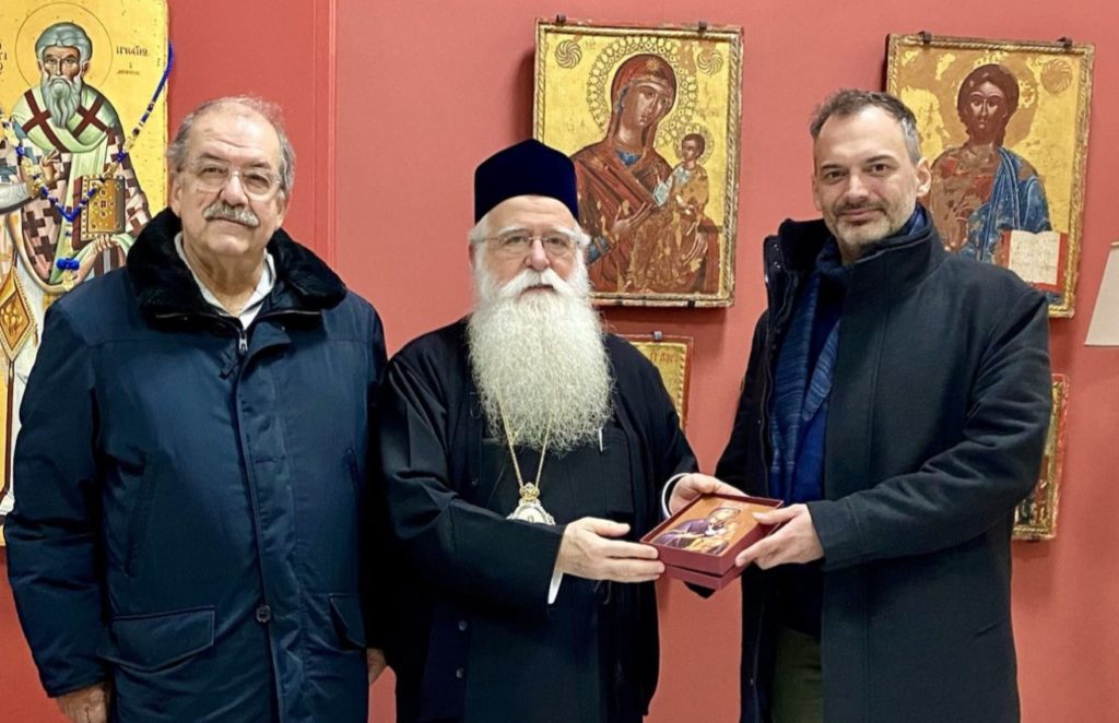 Εθιμοτυπική επίσκεψη του νέου Προέδρου του Φαρμακευτικού Συλλόγου στον Μητροπολίτη Δημητριάδος
