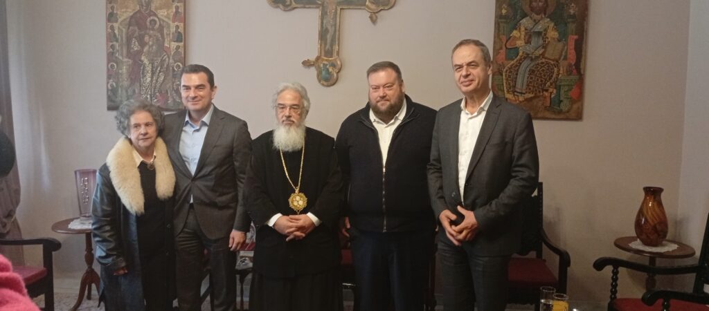 Επίσκεψη Κωνσταντίνου Σκρέκα στον Μητροπολίτη Πρεβέζης Χρυσόστομο