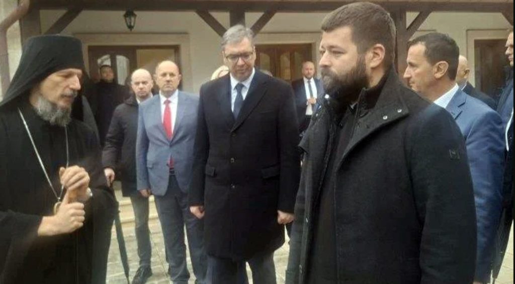 Ο Μητροπολίτης Ζαχουμίου και Ερζεγοβίνης υποδέχθηκε τον Πρόεδρο της Σερβίας