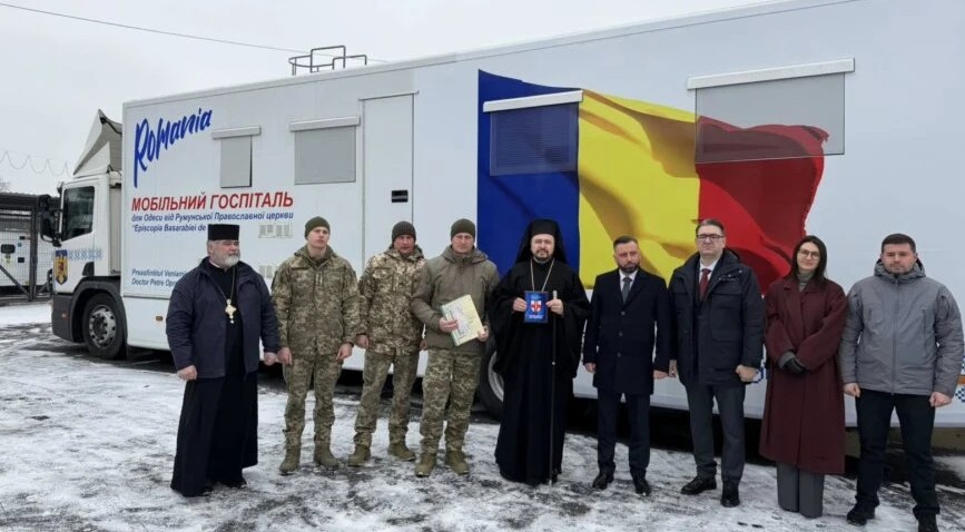 Η Επισκοπή Νότιας Βεσσαραβίας δώρισε ένα κινητό νοσοκομείο στην Ουκρανία