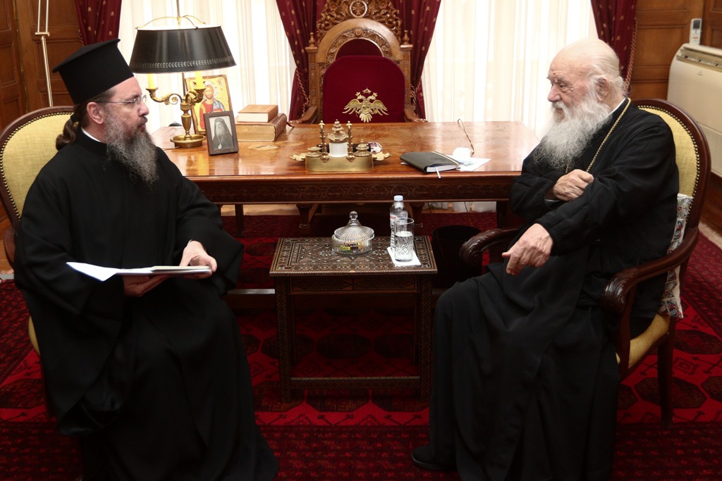 Επίσκεψη Μητροπολίτη Αιτωλίας και Ακαρνανίας στον Αρχιεπίσκοπο Αθηνών και στην Υπουργό Παιδείας