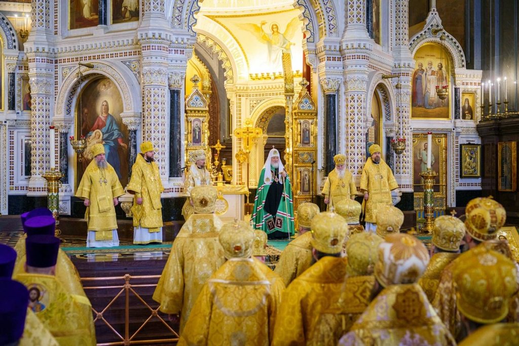 Патриаршая проповедь в Неделю 33-ю по Пятидесятнице после Литургии в Храме Христа Спасителя