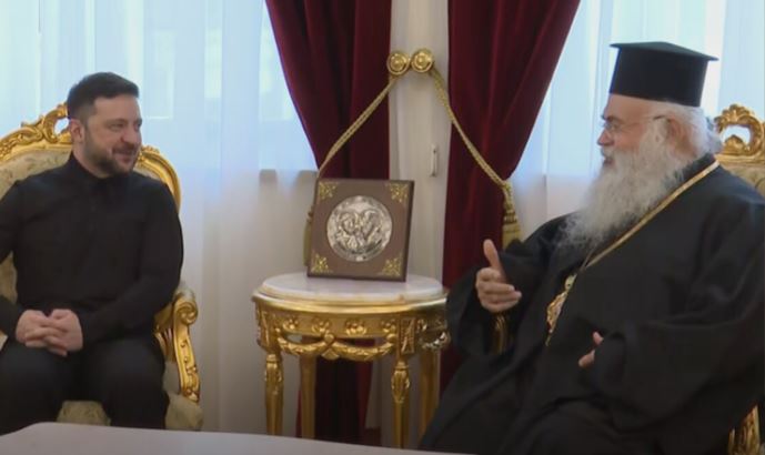 Πρόσκληση Ζελένσκι στον Αρχιεπίσκοπο Κύπρου Γεώργιο να επισκεφθεί την Ουκρανία