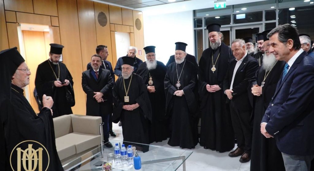 بيان عن مغادرة البطريرك المسكوني إلى تسالونيكي