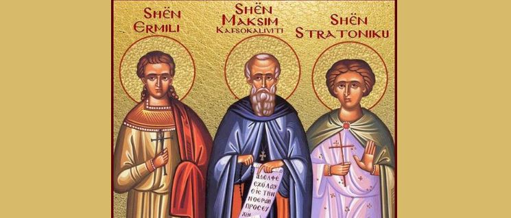 Dëshmorët Ermili, Stratoniku. Oshënar Maksim Kafsokaliviti. Ilari i Puatjesë. Oshënar Jakovi i Nisivës
