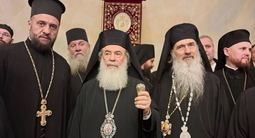 Sărbătoarea Botezului Domnului în Țara Sfântă: Arhiepiscopul Tomisului a slujit alături de Patriarhul Ierusalimului