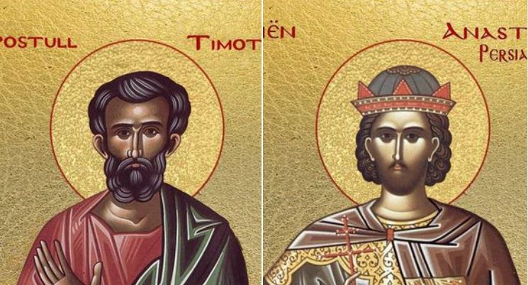 Apostull Timotheu nga të 70-t. Oshënar dëshmor Anastas Persiani