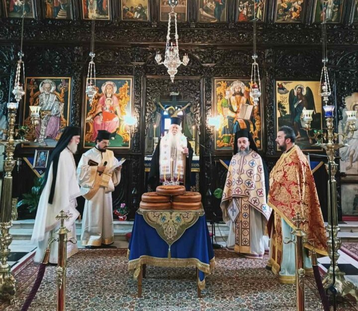 Μνήμη Αγίου Θεοδώρου του Τήρωνος στη Μητρόπολη Θηβών