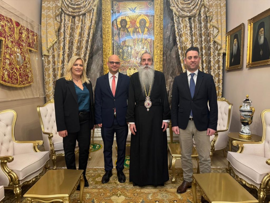 Επίσκεψη του Δ. Σ. της Ένωσης Αστυνομικών Υπαλλήλων Πειραιά στον Μητροπολίτη Σεραφείμ