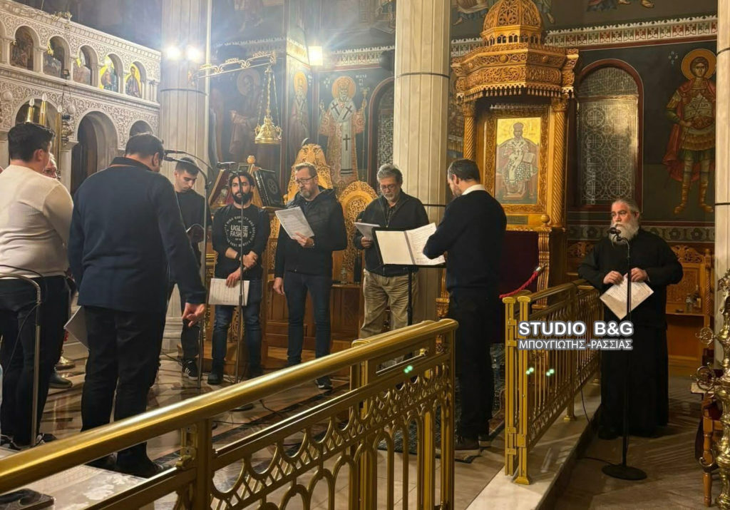 Σύνταξη και μελοποίηση της Ιεράς Παρακλήσεως προς την Παναγία Ευαγγελίστρια Ναυπλίου