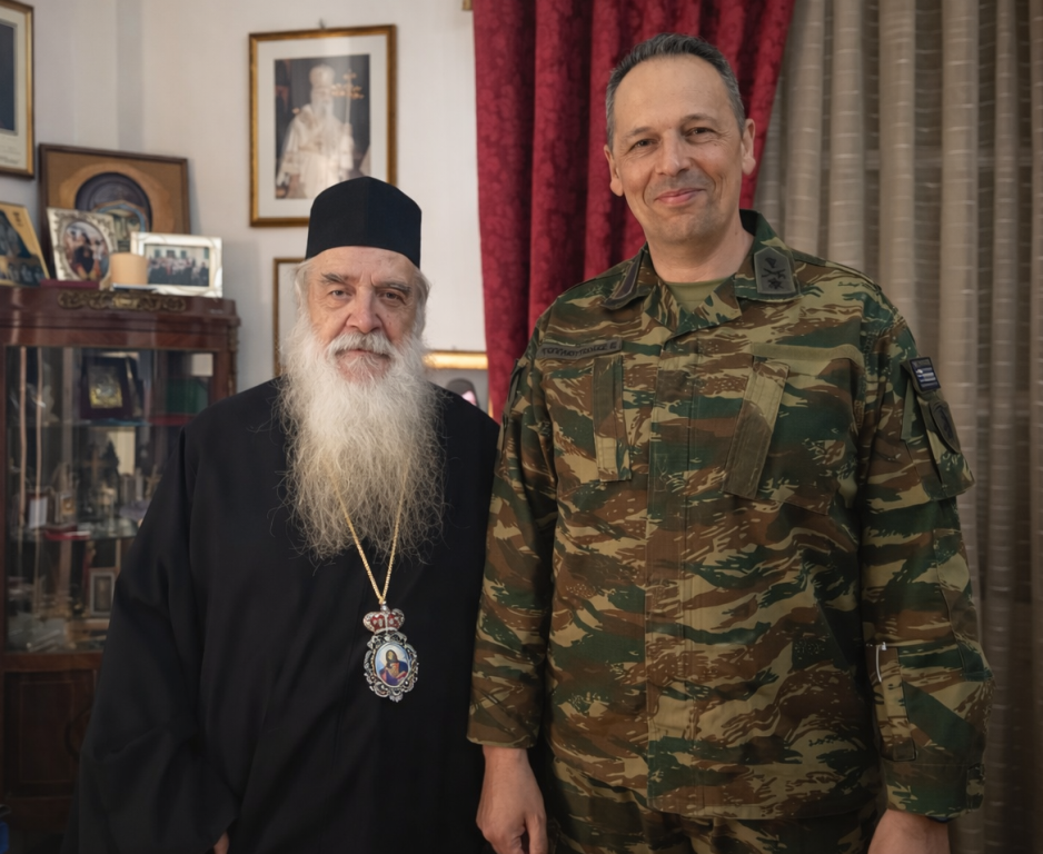 Ο νέος Ταξίαρχος της 79 ΑΔΤΕ στον Μητροπολίτη Σάμου