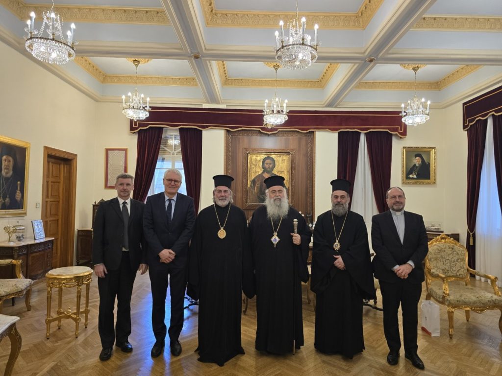 Aντιπροσωπεία του Συμβουλίου Ευρωπαϊκών Εκκλησιών στον Αρχιεπίσκοπο Κύπρου