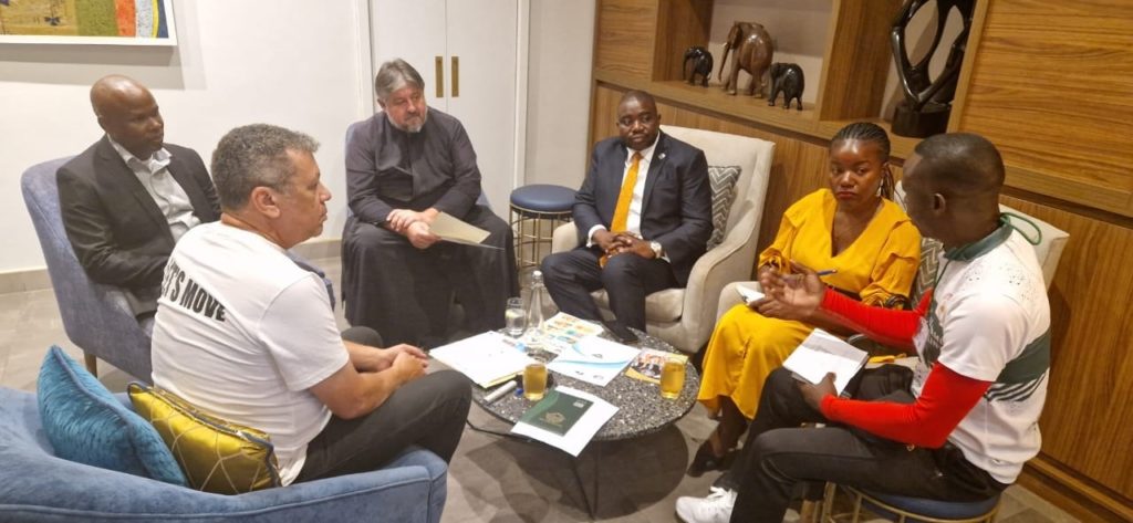 Συνάντηση Προέδρου της Ολυμπιακής Επιτροπής της Ζάμπιας με τον Μητροπολίτη Ιωάννη