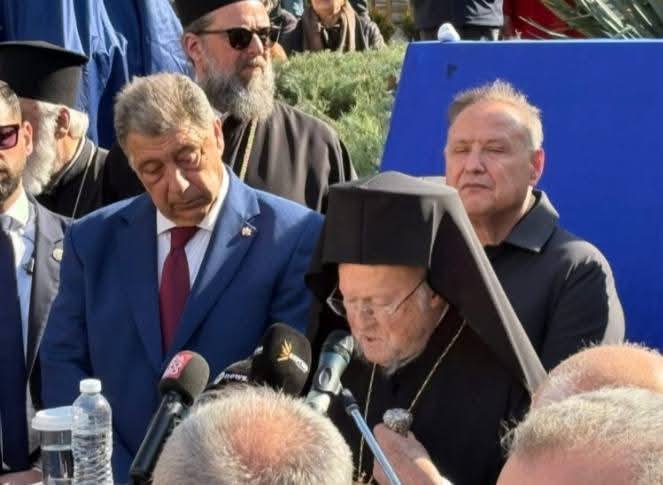 كلمة الكلي القداسة خلال افتتاح منتزه امبروس وتينيدوس