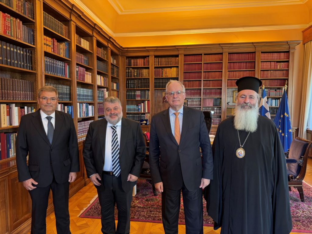Συνάντηση Μητροπολίτη Κεφαλληνίας με τον ΠτΔ Κωνσταντίνο Τασούλα