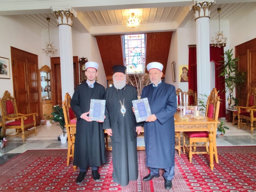 Ο Μητροπολίτης Παντελεήμων υποδέχθηκε τον Μουφτή Διδυμοτείχου και τον τοποτηρητή Μουφτή Ξάνθης