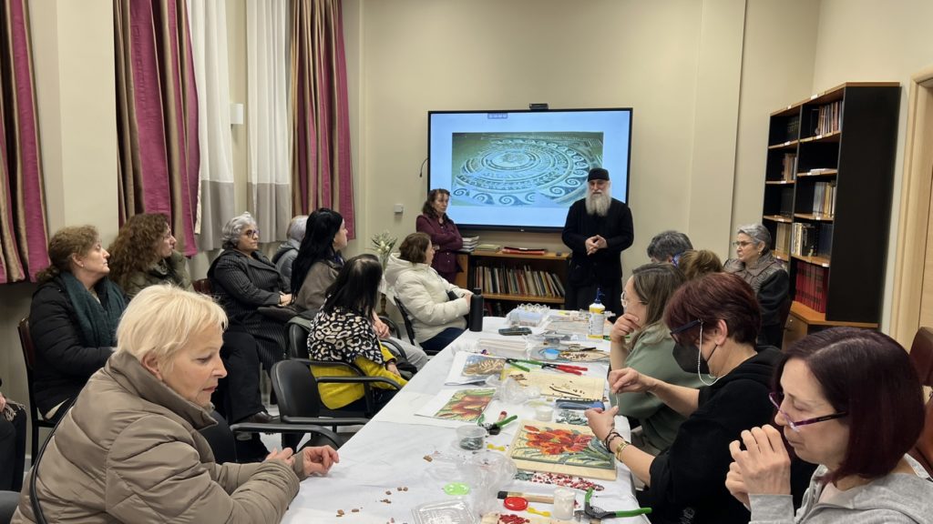 Σχολεία επισκέπτονται τα Εργαστήρια Ψηφιδωτού στο Πνευματικό Κέντρο της Μητροπόλεως Κίτρους